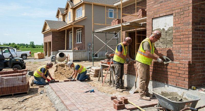 Brick Border Installation in Norwalk, CT