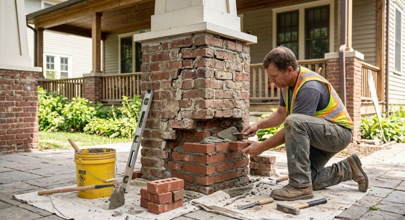 Brick Column Restoration
